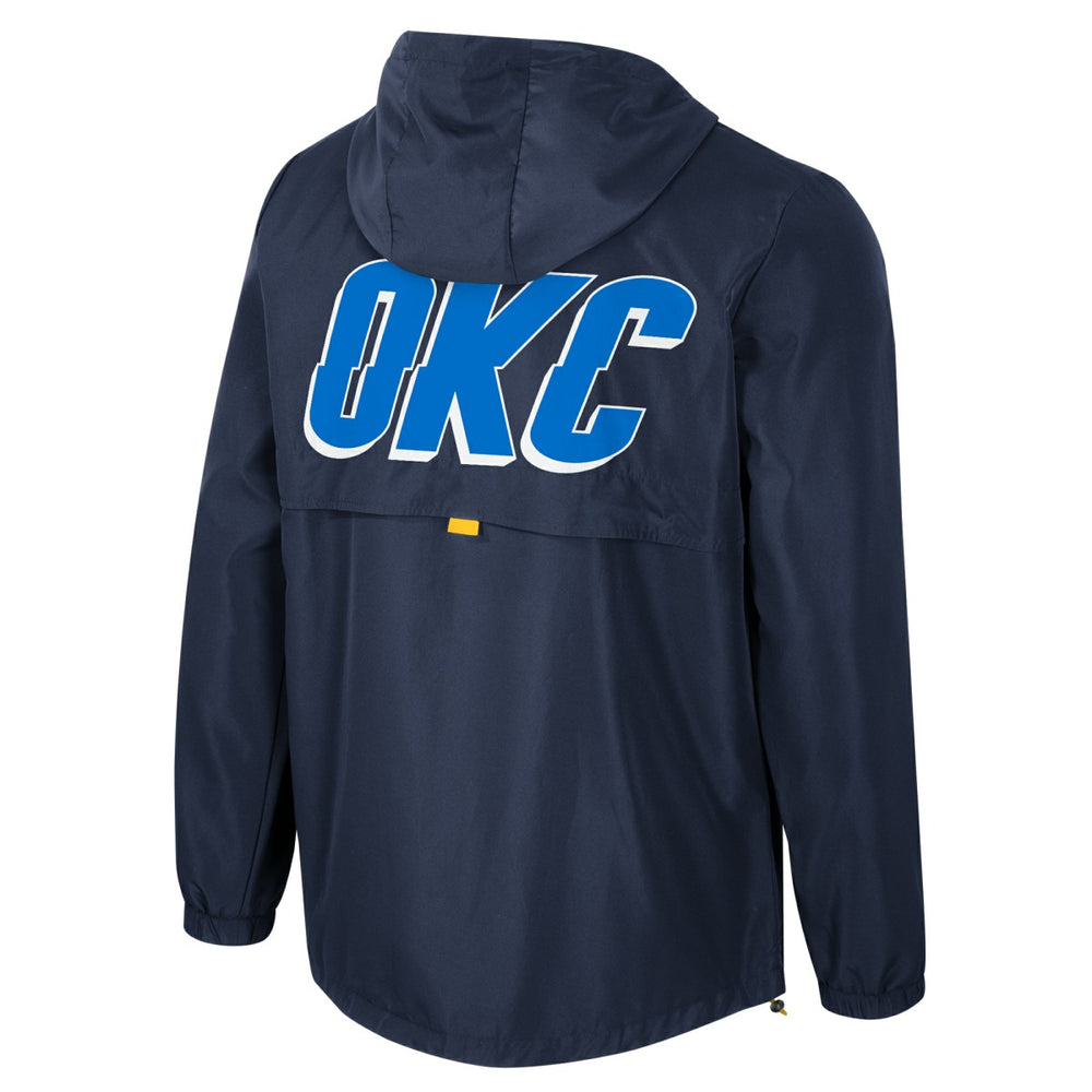 Oklahoma City Thunder Stadium Essentials Unisex Compete Quarter-Zip Hoodie Jacket - Blue cheap