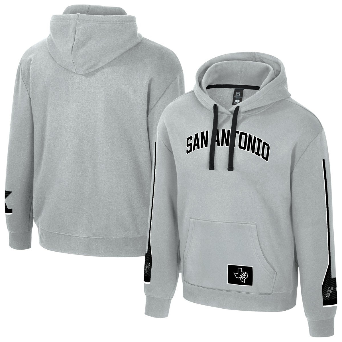 San Antonio Spurs Stadium Essentials Unisex City Star Hoodie - Silver for sale