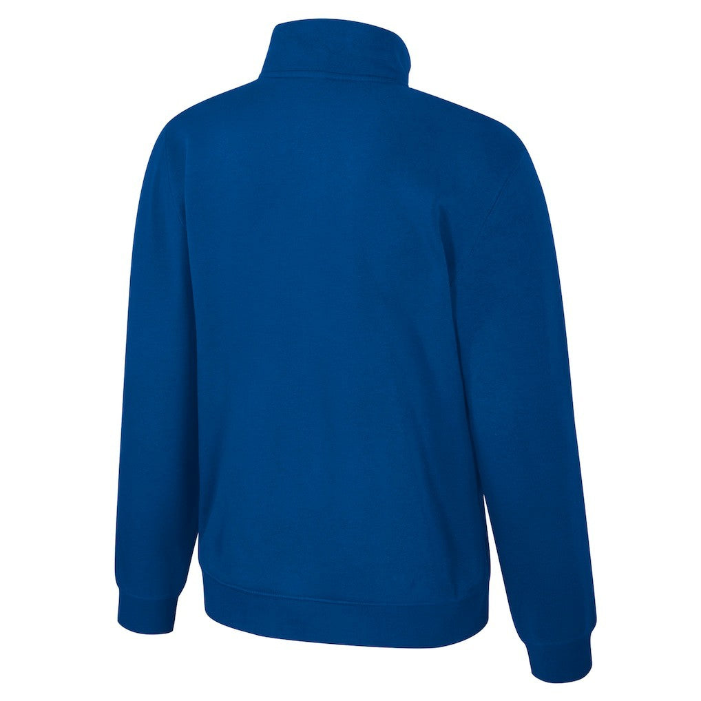 Golden State Warriors Stadium Essentials Unisex Varsity Trainer Quarter-Zip Pullover sale - Royal shop