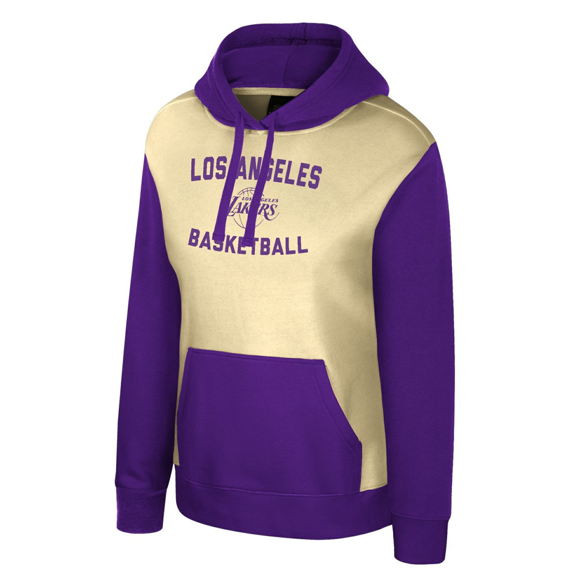 Los Angeles Lakers Stadium Essentials Women's Rafters Road Trip Hoodie - Cream cheap