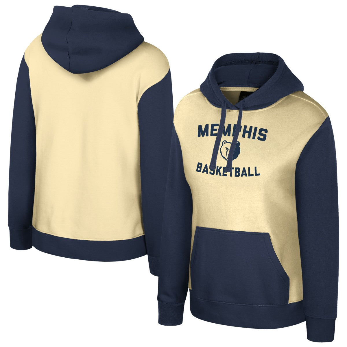 Memphis Grizzlies Stadium Essentials Women's Rafters Road Trip Hoodie - Cream cheap