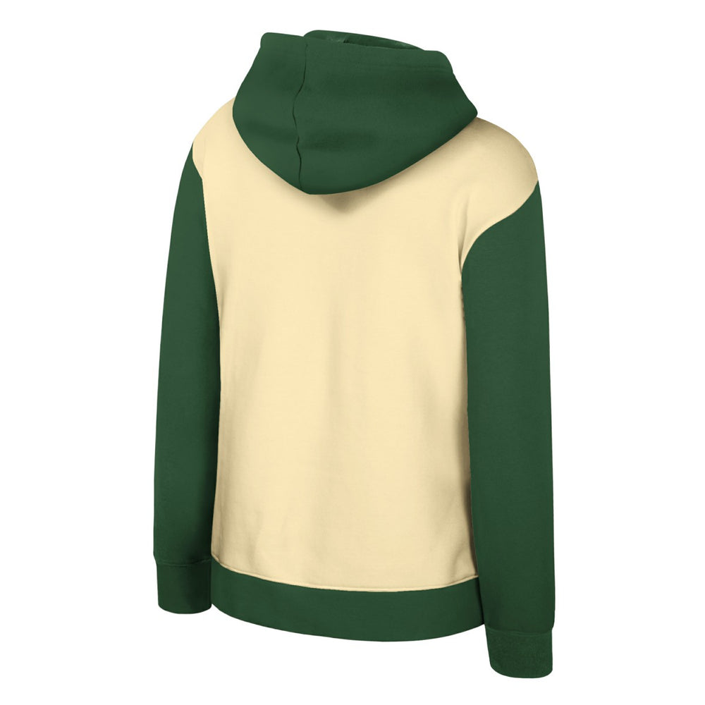 Milwaukee Bucks Stadium Essentials Women's Rafters Road Trip Hoodie - Cream on sale