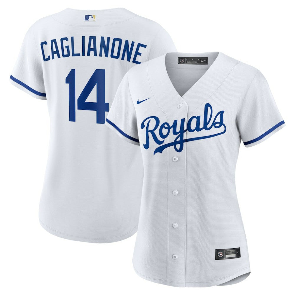Jac Caglianone Kansas City Royals Women's Home Replica Jersey White
