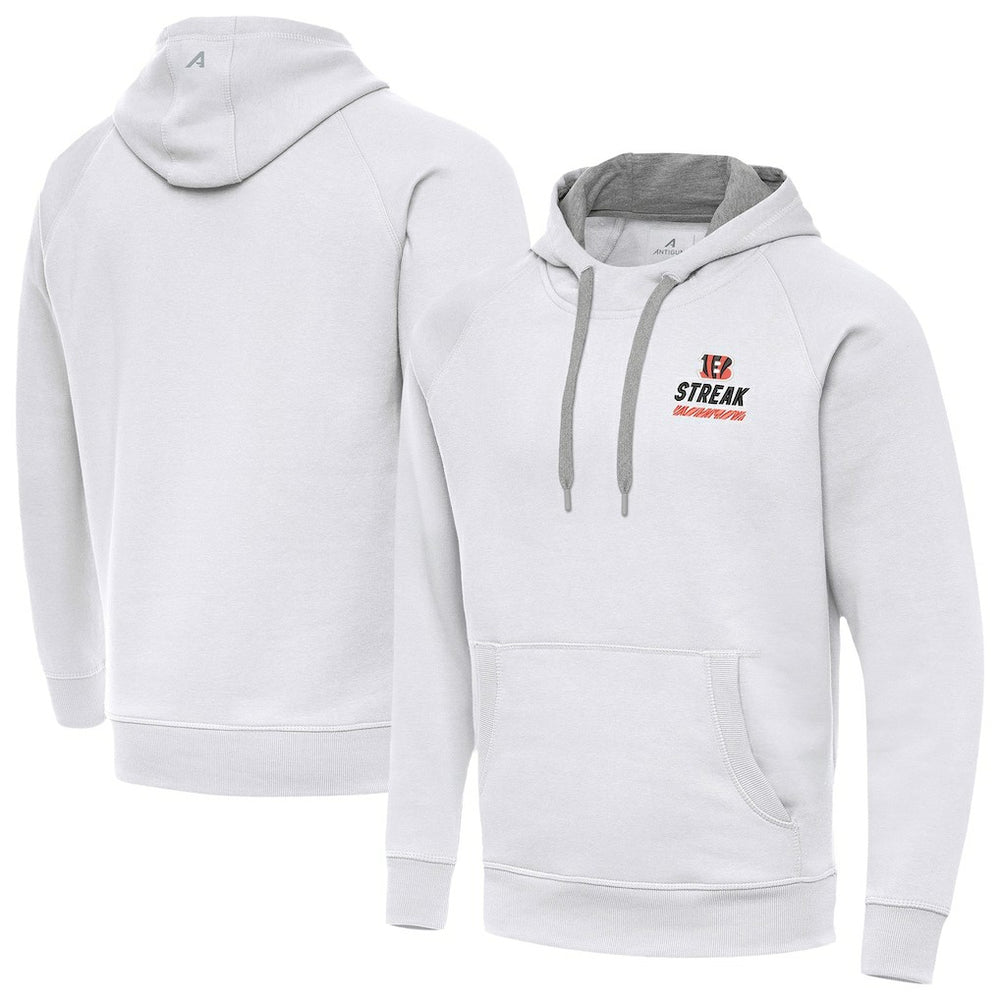 Cincinnati Bengals Antigua Streak Victory Pullover Hoodie - White online
