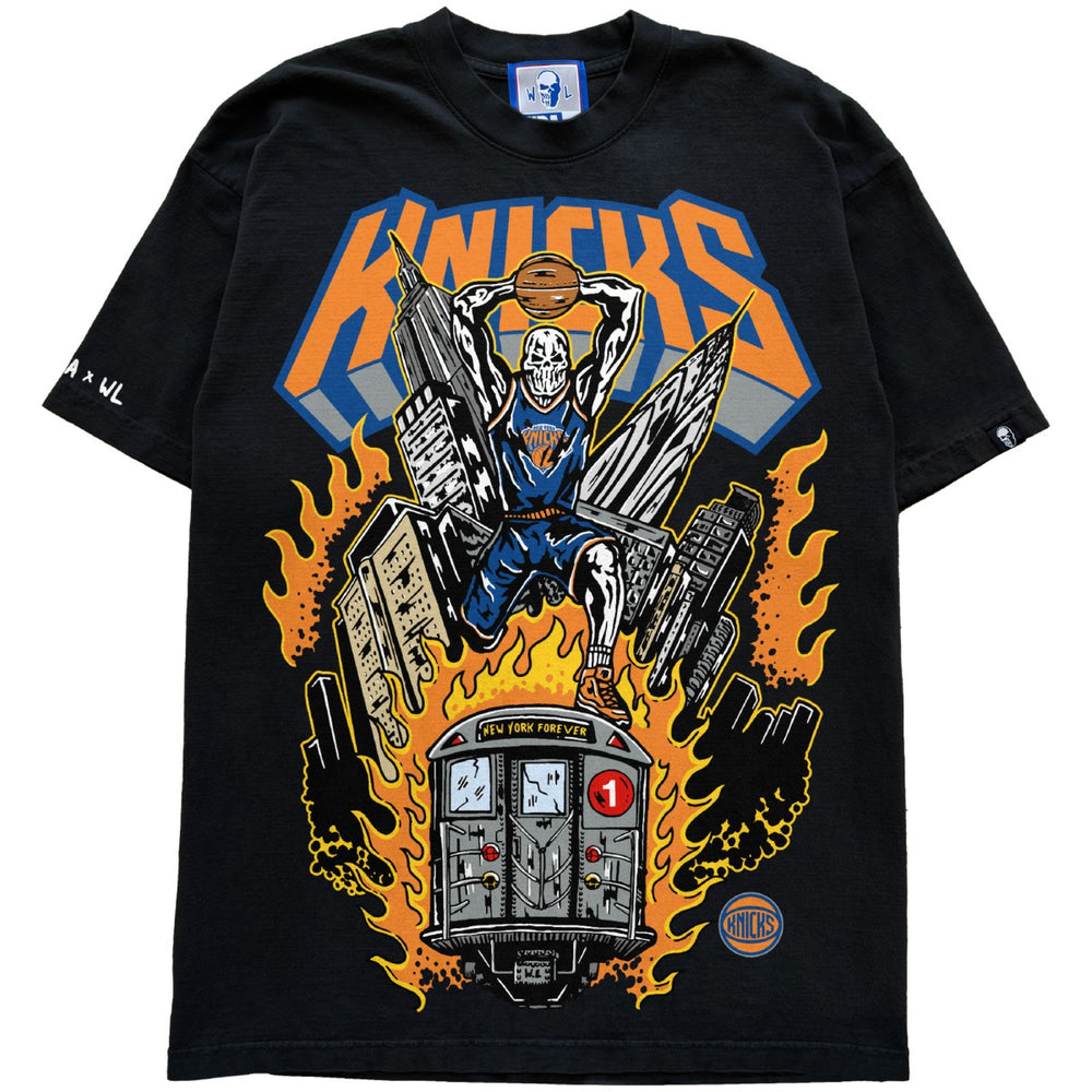 New York Knicks Warren Lotas x Fest Subway T-Shirt - Black online