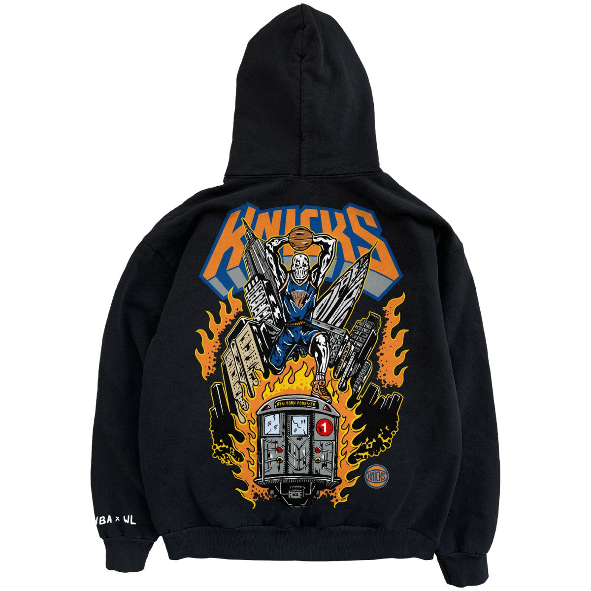 New York Knicks Warren Lotas x Fest Subway Hoodie - Black outlet