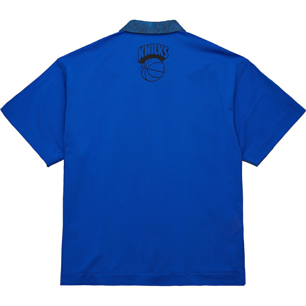 New York Knicks x Purple Brand Button-Up Shooting Shirt - Navy shop
