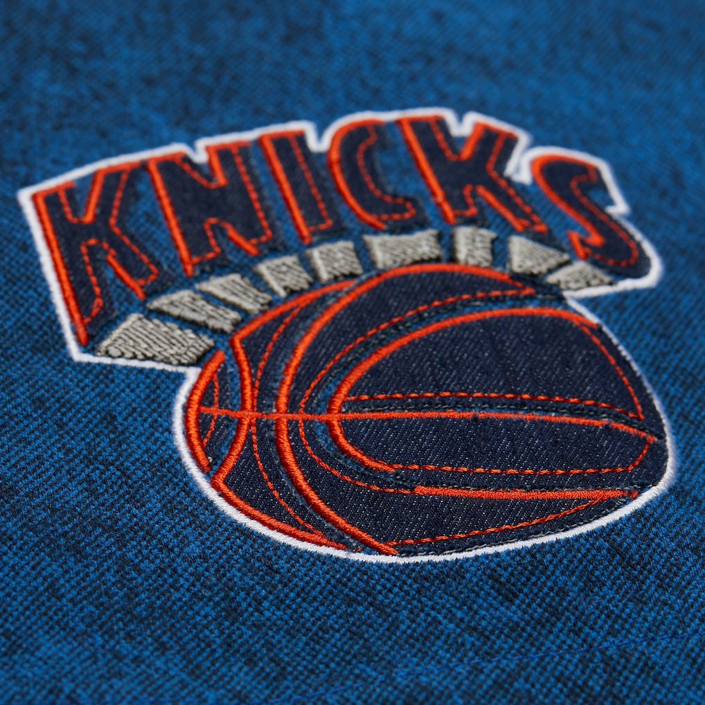 New York Knicks x Purple Brand Button-Up Shooting Shirt - Navy shop