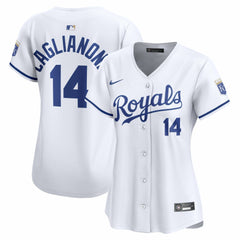Jac Caglianone Kansas City Royals Women's Home Limited Player Jersey White