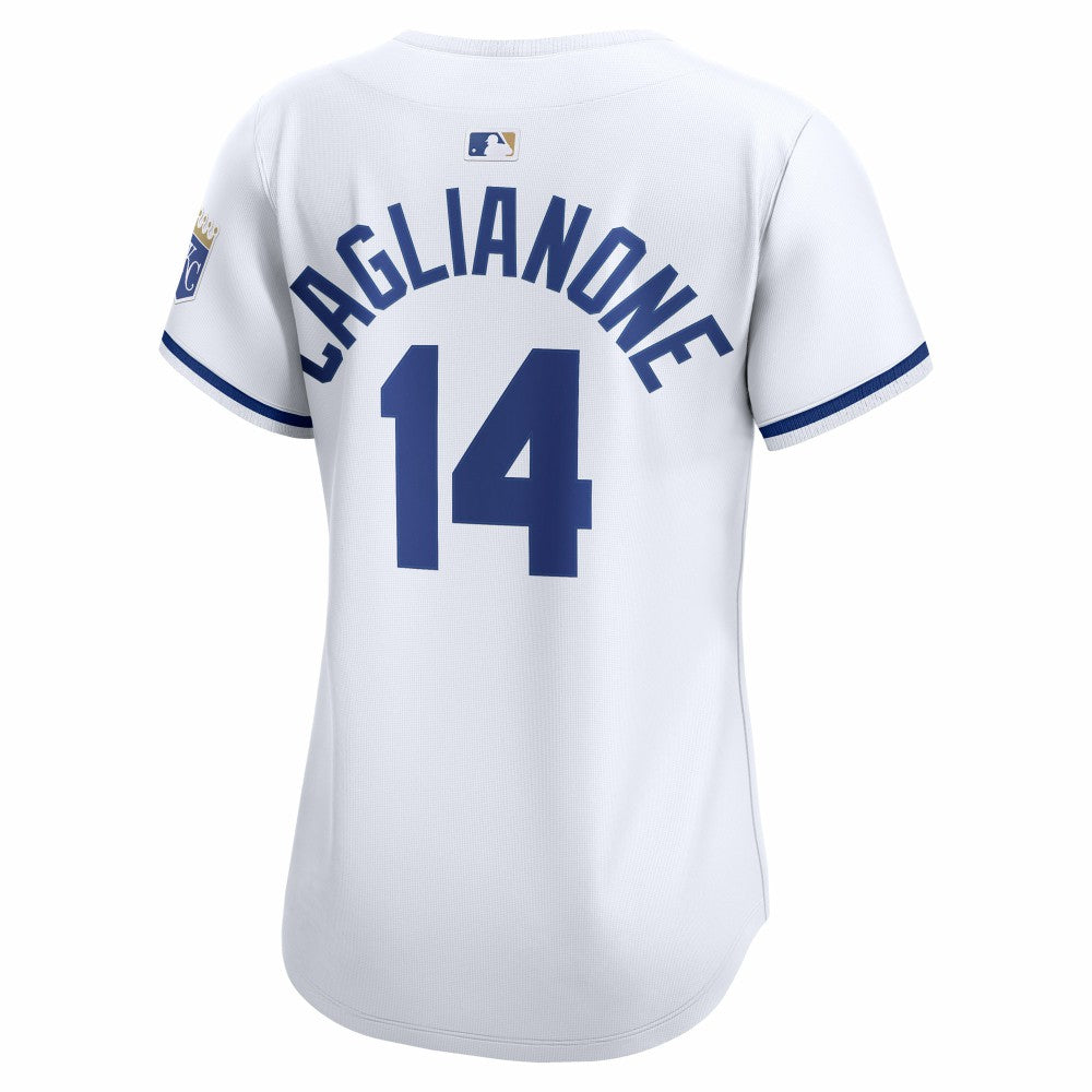 Jac Caglianone Kansas City Royals Women's Home Limited Player Jersey White
