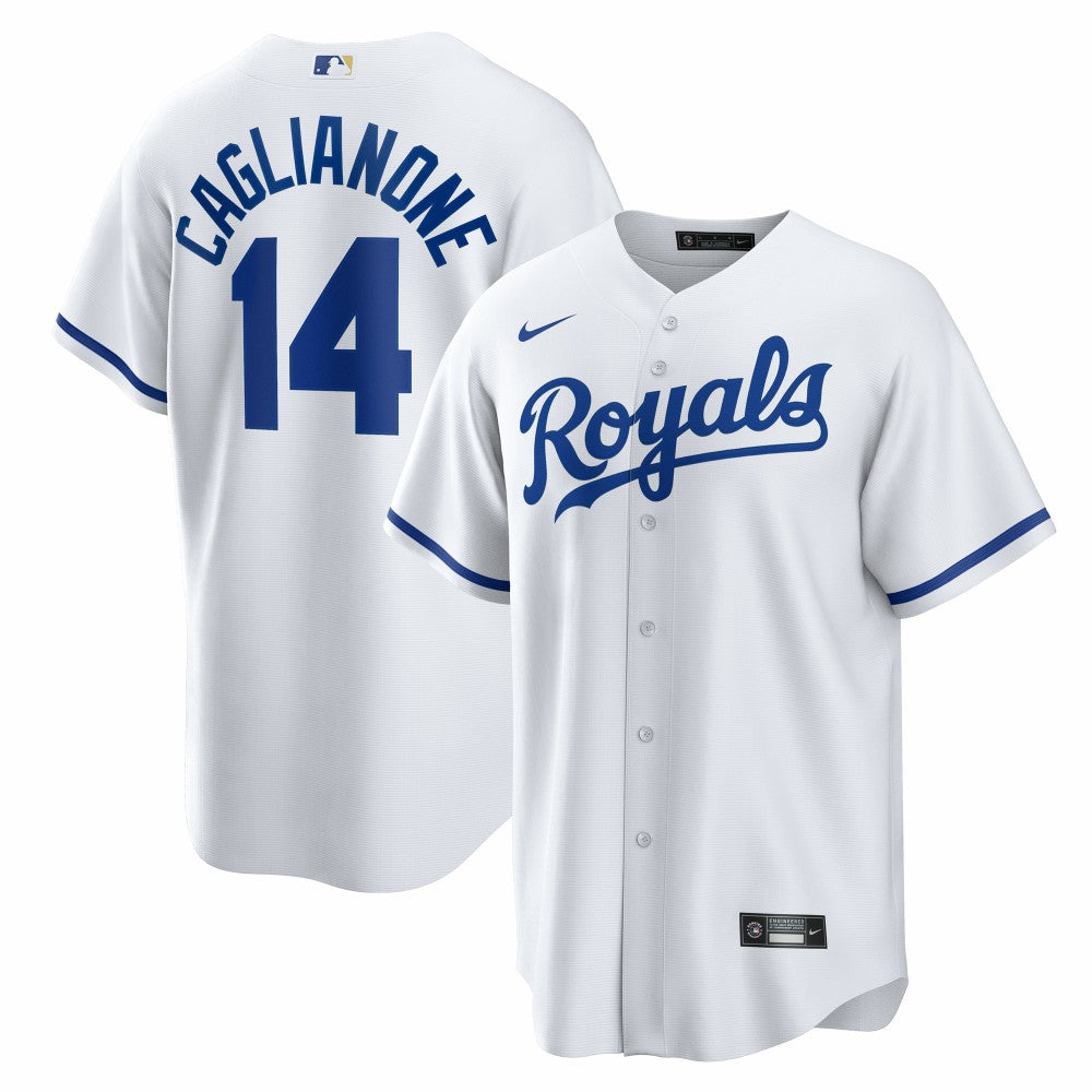 Jac Caglianone Kansas City Royals Youth Home Replica Jersey White