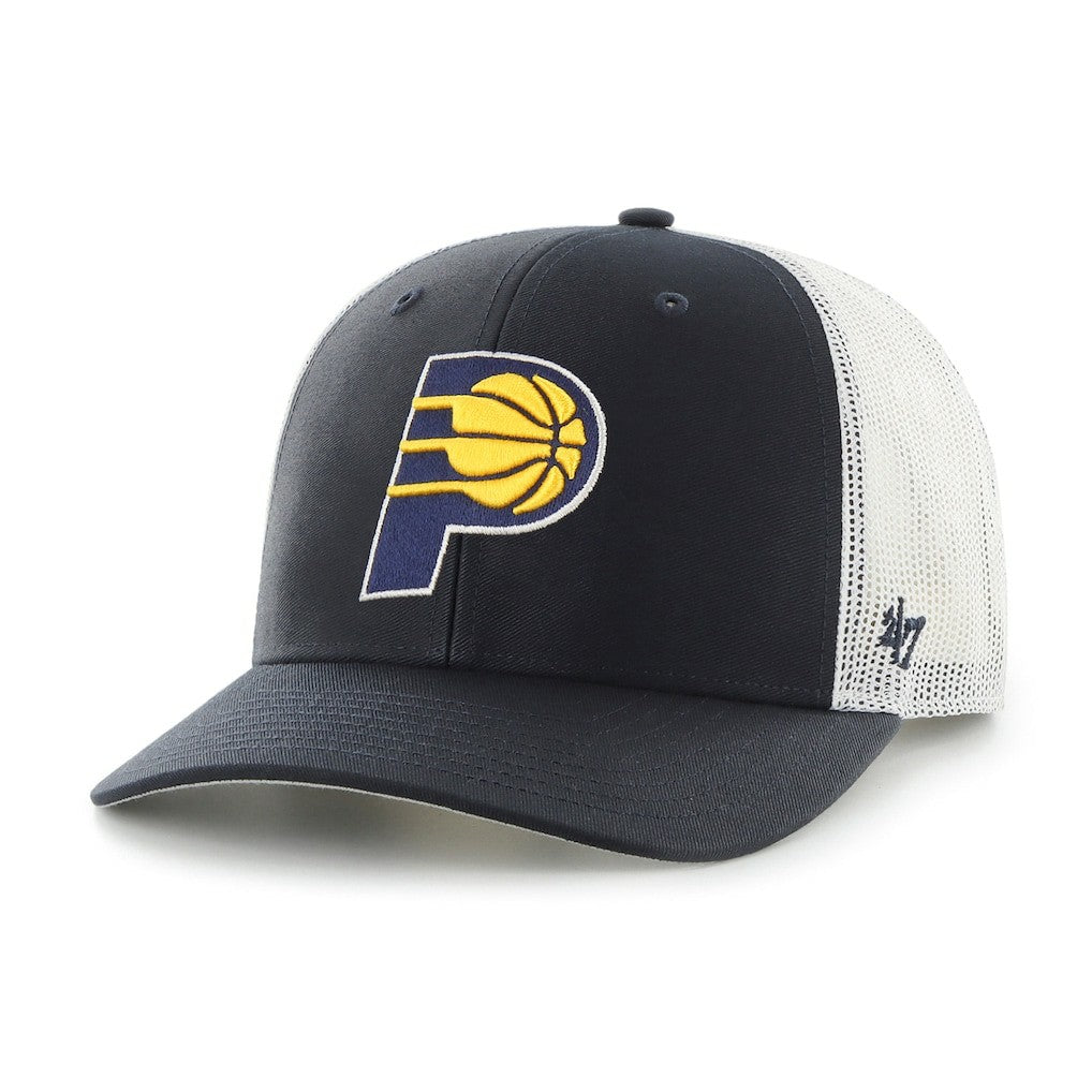 Indiana Pacers '47 Primary Logo Trucker Adjustable Hat - Navy sale