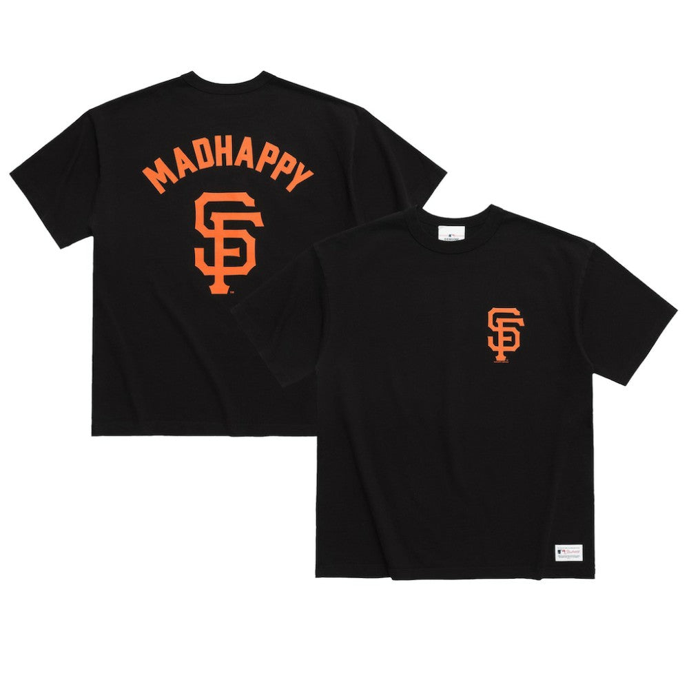 San Francisco Giants Madhappy x MLB Unisex Heavyweight T-Shirt Black