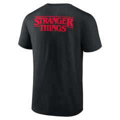 Detroit Tigers Stranger Things Graphic T-Shirt Black