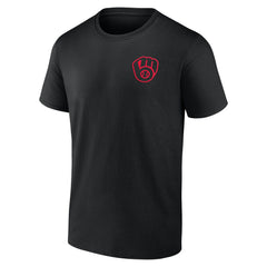 Milwaukee Brewers Stranger Things Graphic T-Shirt Black