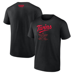 Minnesota Twins Stranger Things Demogorgan T-Shirt Black