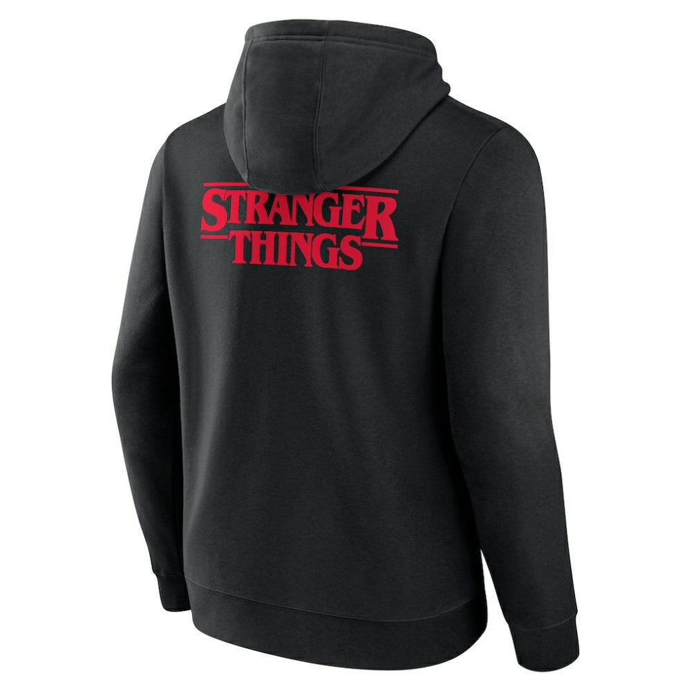Tampa Bay Rays Stranger Things Logo Lockup Pullover Hoodie Black