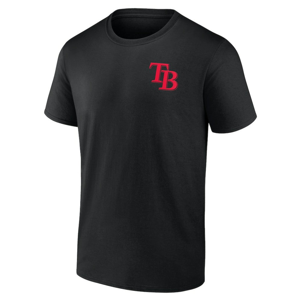 Tampa Bay Rays Stranger Things Graphic T-Shirt Black