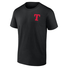 Texas Rangers Stranger Things Graphic T-Shirt Black