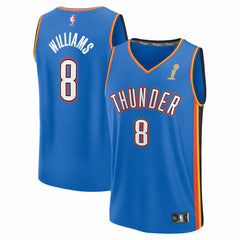 Jalen Williams Oklahoma City Thunder 2025 NBA Finals Champions Fast Break Replica Player Jersey - Blue - Icon Edition sale