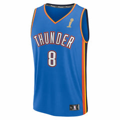 Jalen Williams Oklahoma City Thunder 2025 NBA Finals Champions Fast Break Replica Player Jersey - Blue - Icon Edition sale