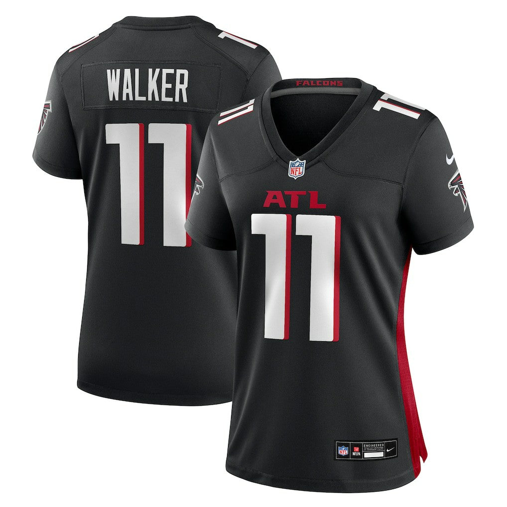 Jalon Walker Atlanta Falcons Women's Team Game Jersey - Black cheap