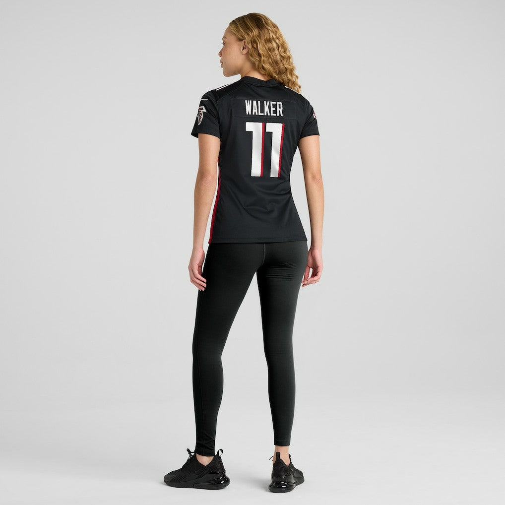 Jalon Walker Atlanta Falcons Women's Team Game Jersey - Black cheap