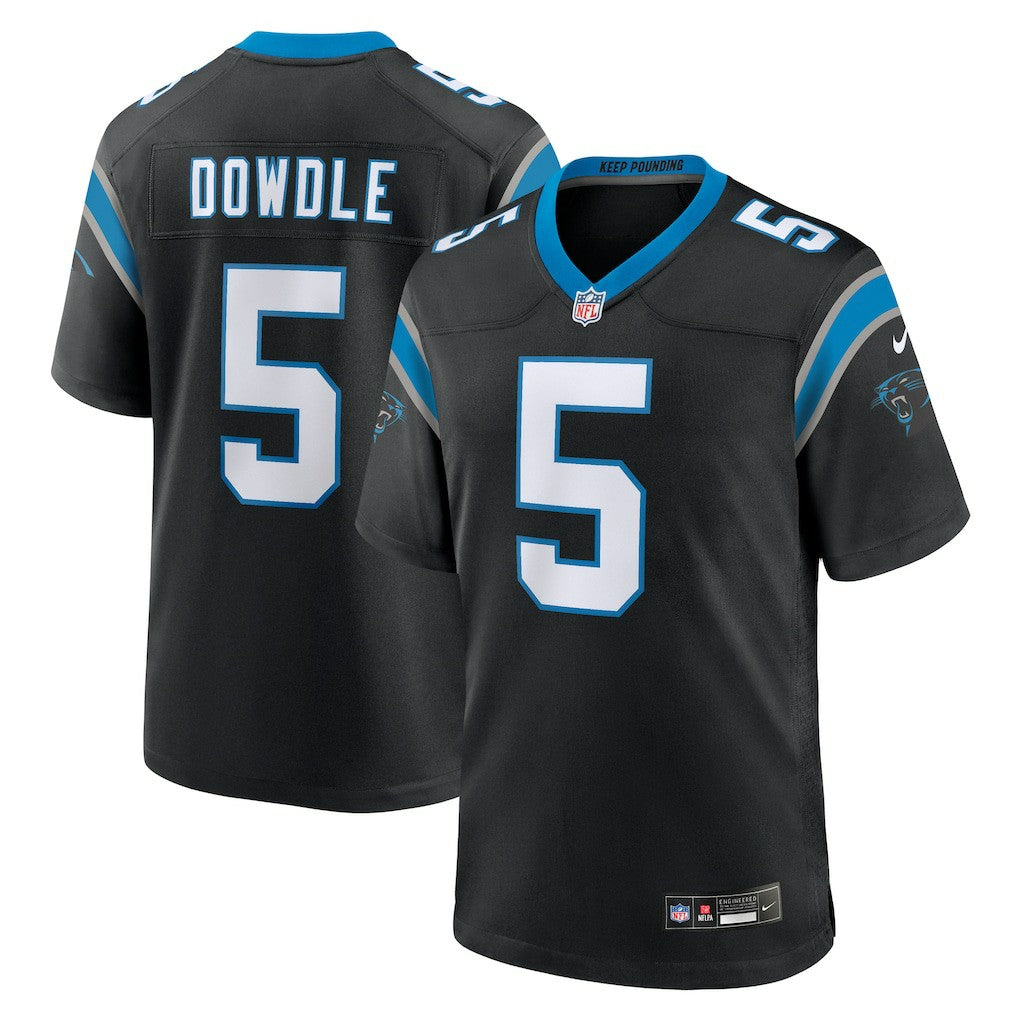 Rico Dowdle Carolina Panthers Team Game Jersey - Black discount