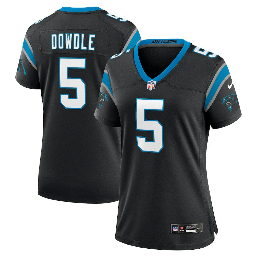 Rico Dowdle Carolina Panthers Women's Team Game Jersey - Black outlet