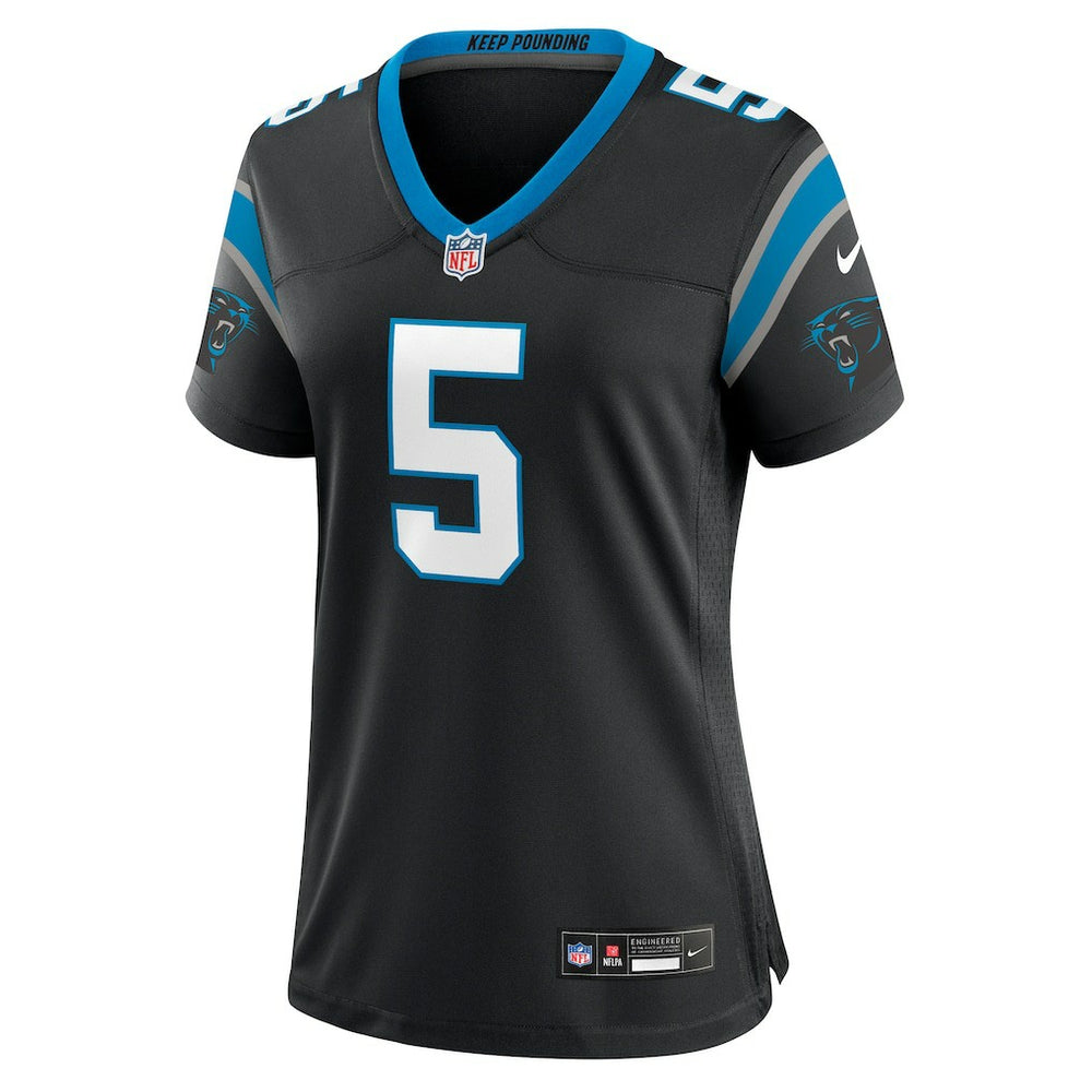 Rico Dowdle Carolina Panthers Women's Team Game Jersey - Black outlet