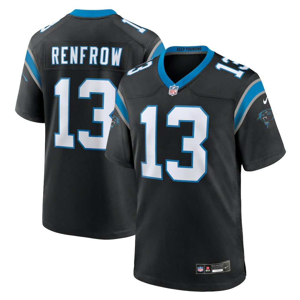 Hunter Renfrow Carolina Panthers Team Game Jersey - Black online