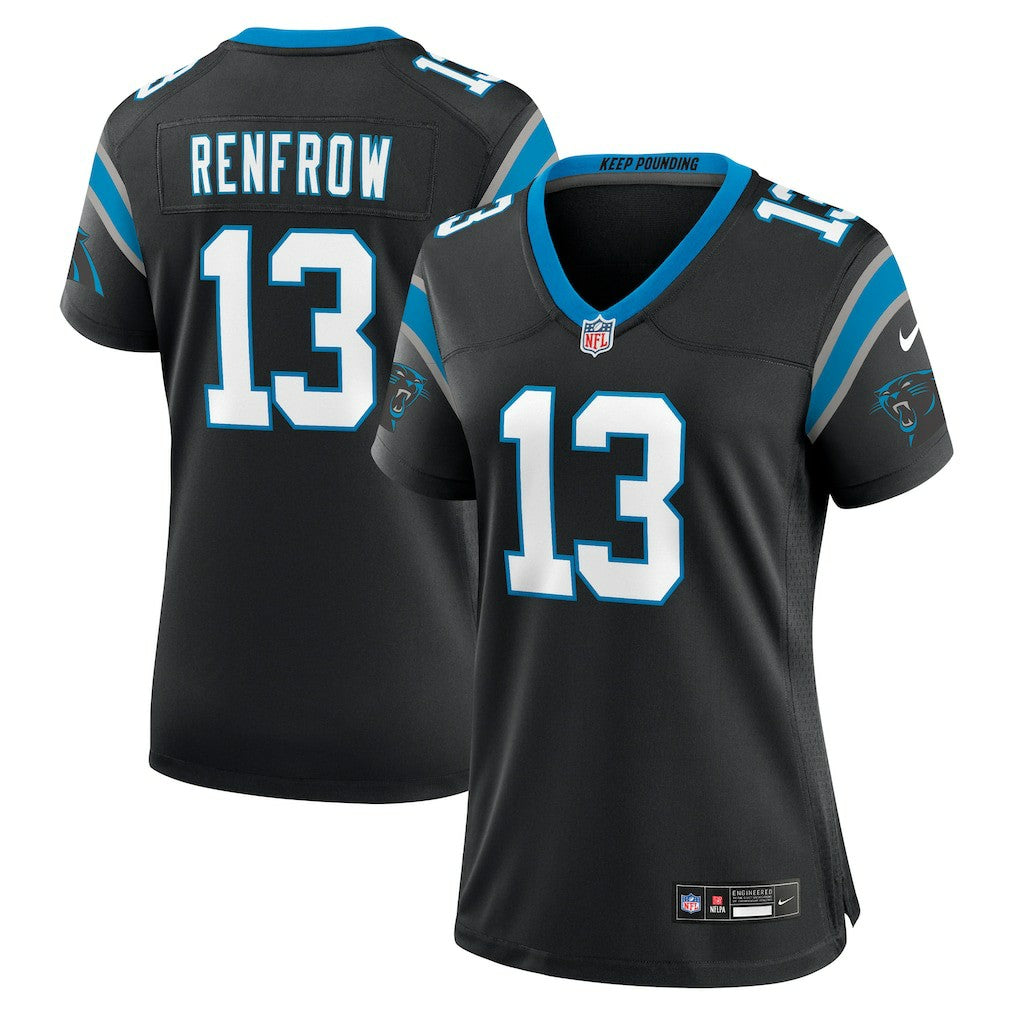 Hunter Renfrow Carolina Panthers Women's Team Game Jersey - Black outlet