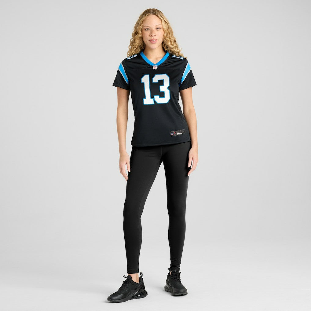 Hunter Renfrow Carolina Panthers Women's Team Game Jersey - Black outlet