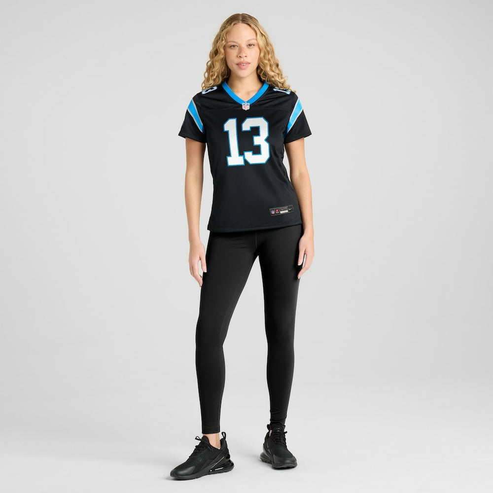 Hunter Renfrow Carolina Panthers Women's Team Game Jersey - Black outlet