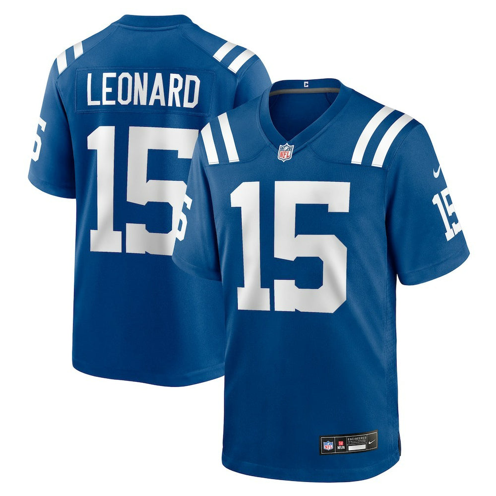 Riley Leonard Indianapolis Colts Team Game Jersey - Royal online