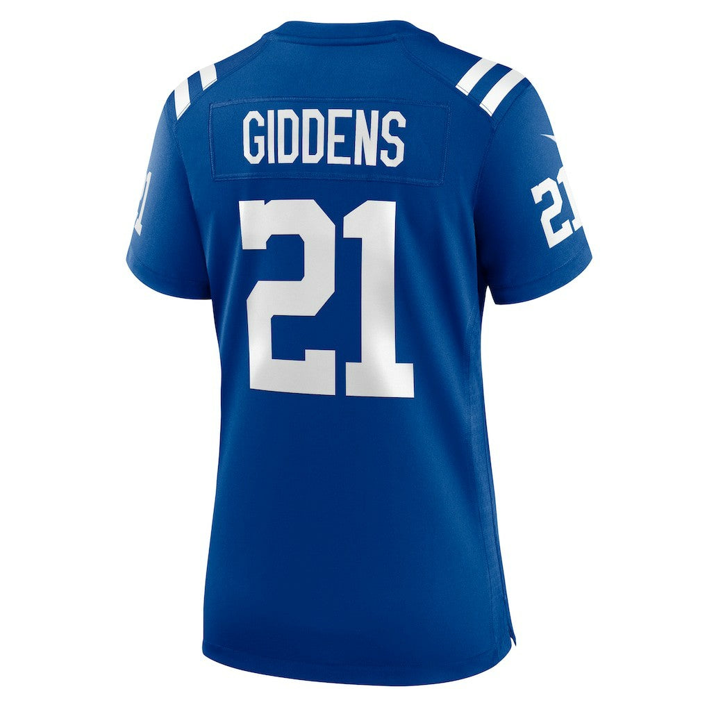 DJ Giddens Indianapolis Colts Women's Team Game Jersey - Royal sale
