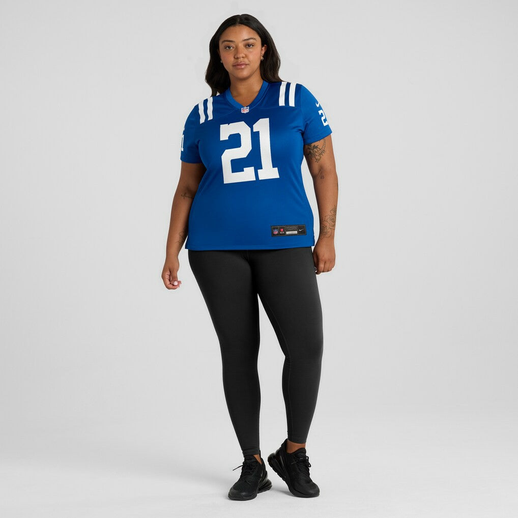 DJ Giddens Indianapolis Colts Women's Team Game Jersey - Royal sale