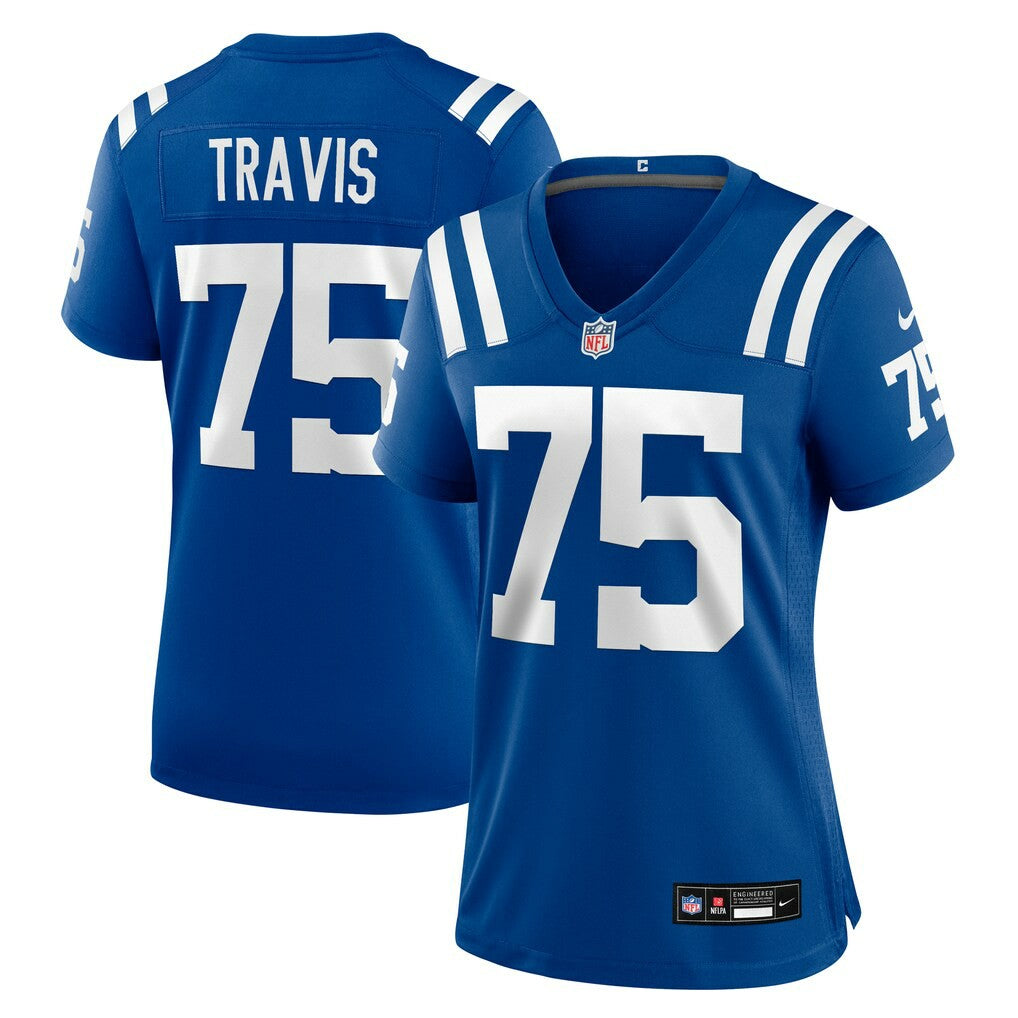 Jalen Travis Indianapolis Colts Women's Team Game Jersey - Royal cheap