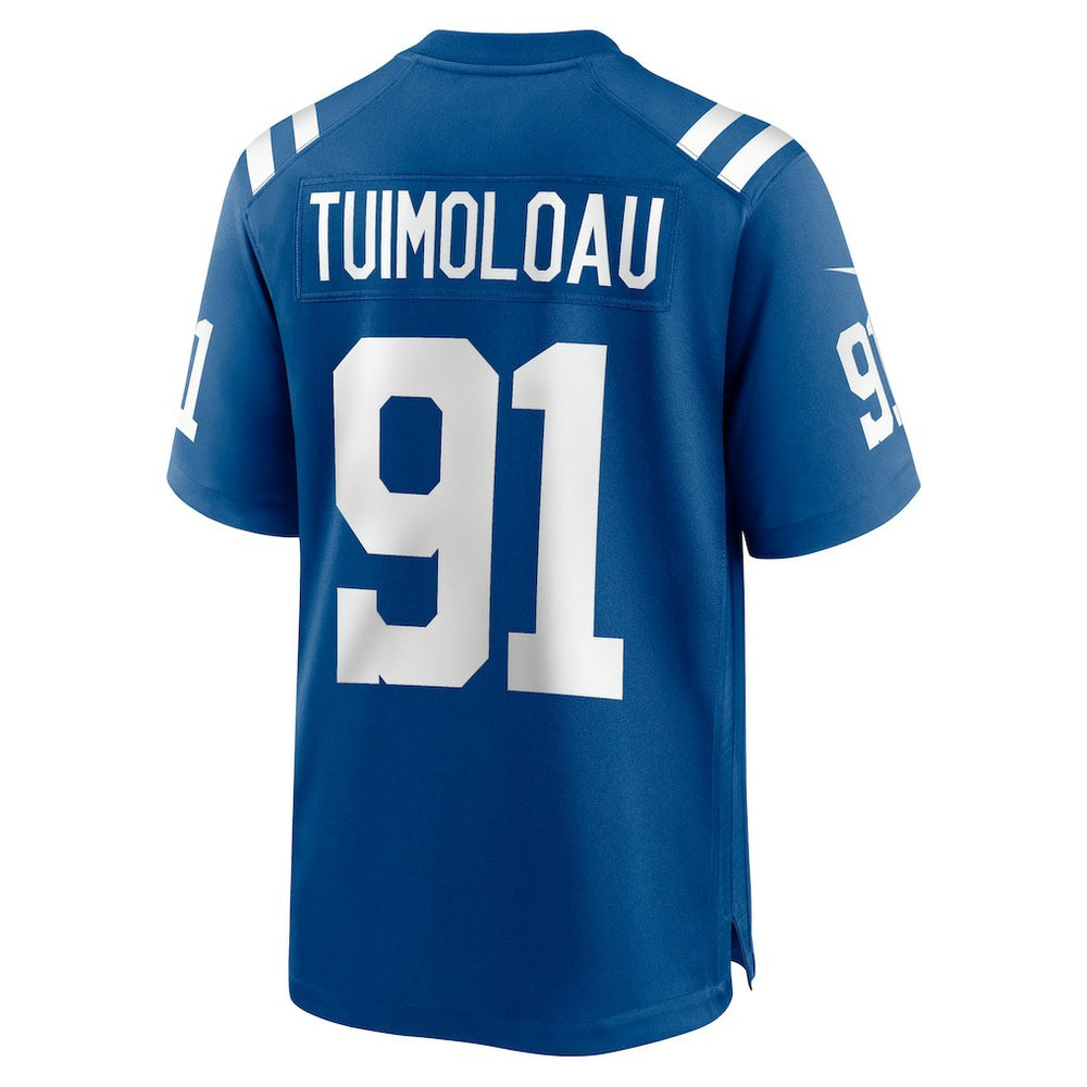 JT Tuimoloau Indianapolis Colts Team Game Jersey - Royal sale