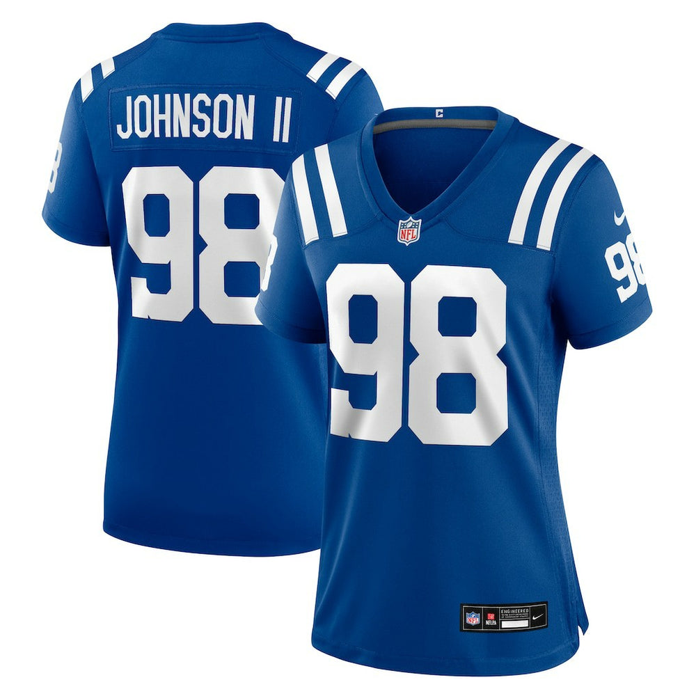 Eric Johnson II Indianapolis Colts Women's Team Game Jersey - Royal sale