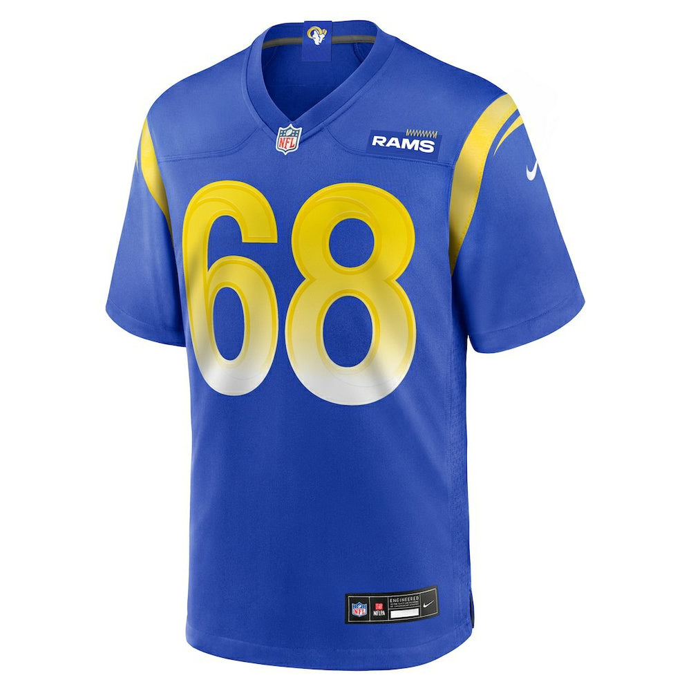 David Quessenberry Los Angeles Rams Team Game Jersey - Royal discount