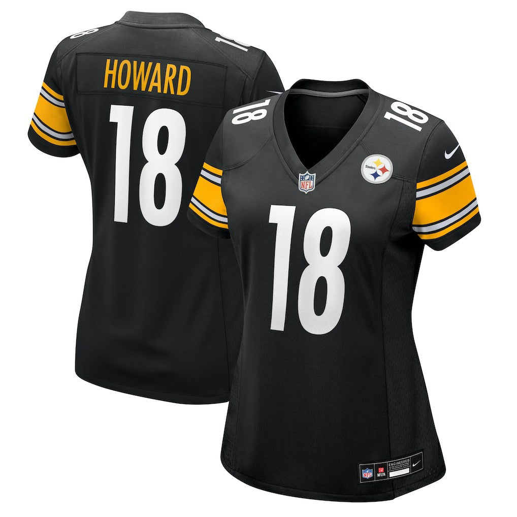 Will Howard Pittsburgh Steelers Women's Team Game Jersey - Black sale