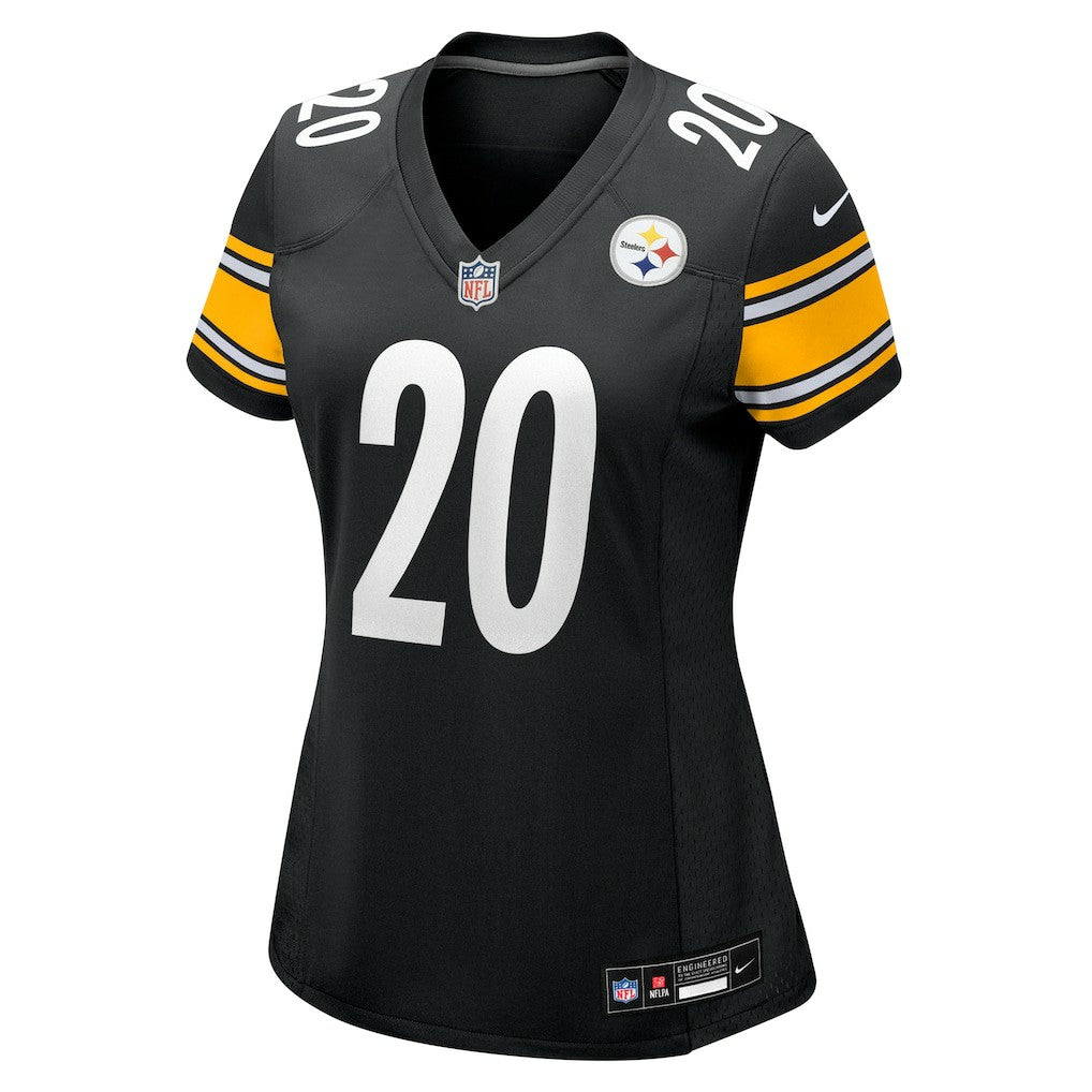 Kaleb Johnson Pittsburgh Steelers Women's Team Game Jersey - Black cheap