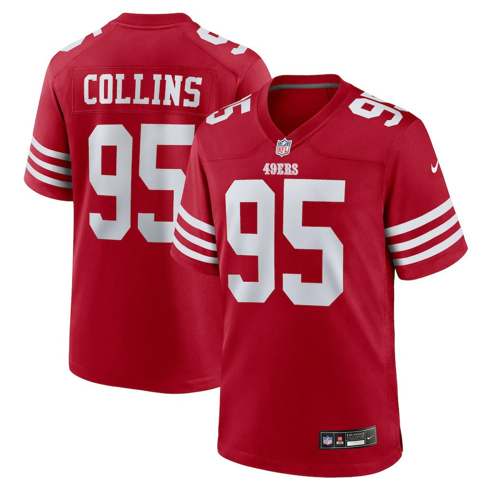 Alfred Collins San Francisco 49ers Team Game Jersey - Scarlet online