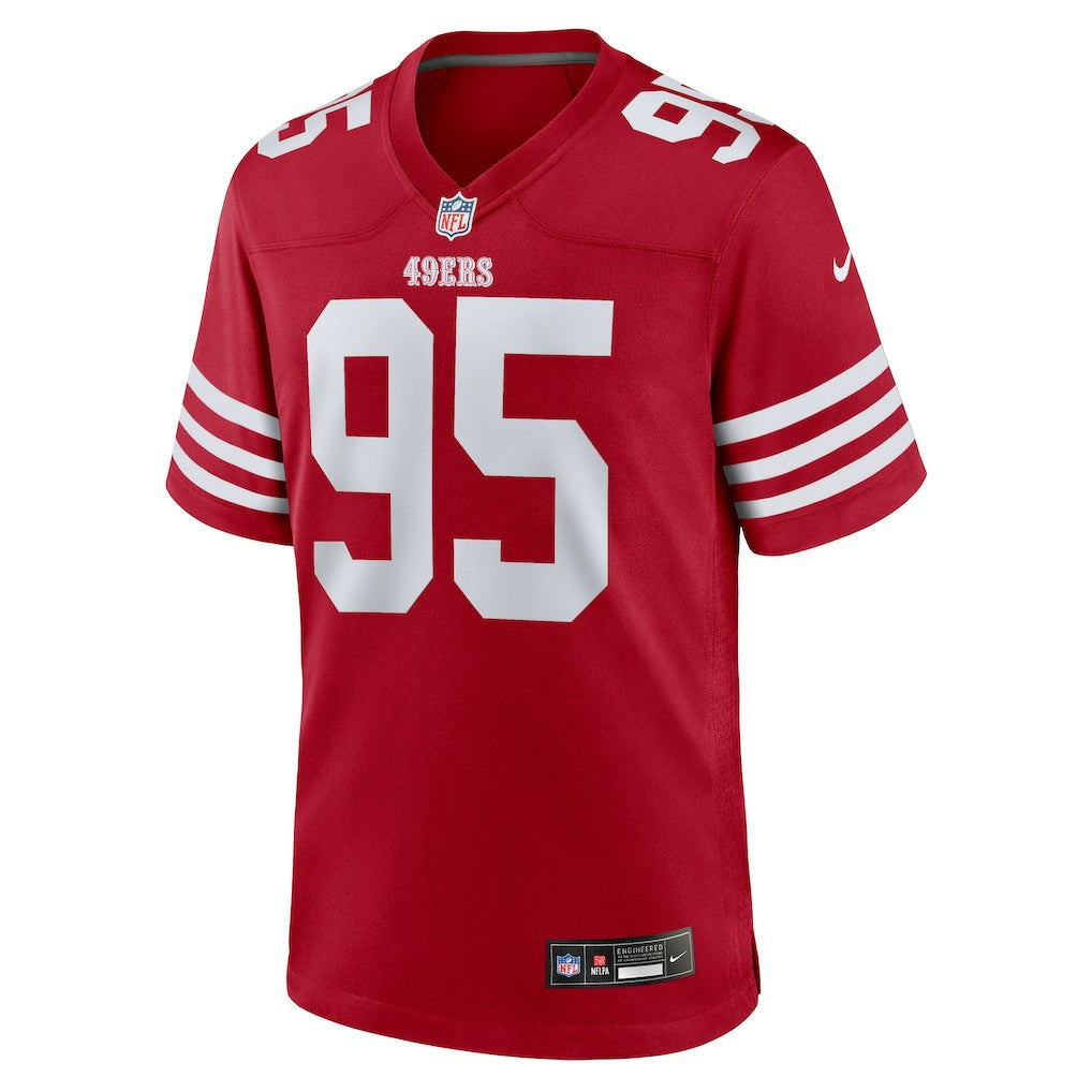 Alfred Collins San Francisco 49ers Team Game Jersey - Scarlet online