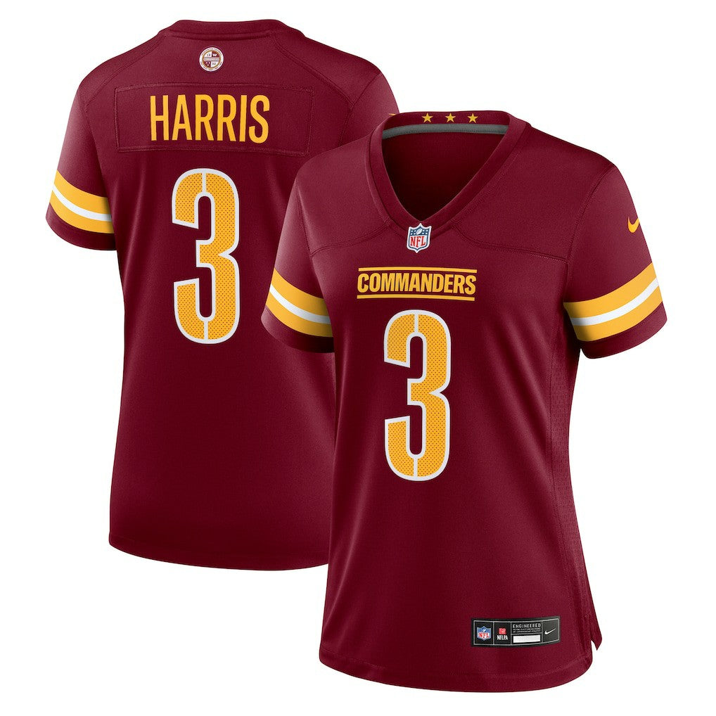 Will Harris Washington Commanders Women's Team Game Jersey - Burgundy discount
