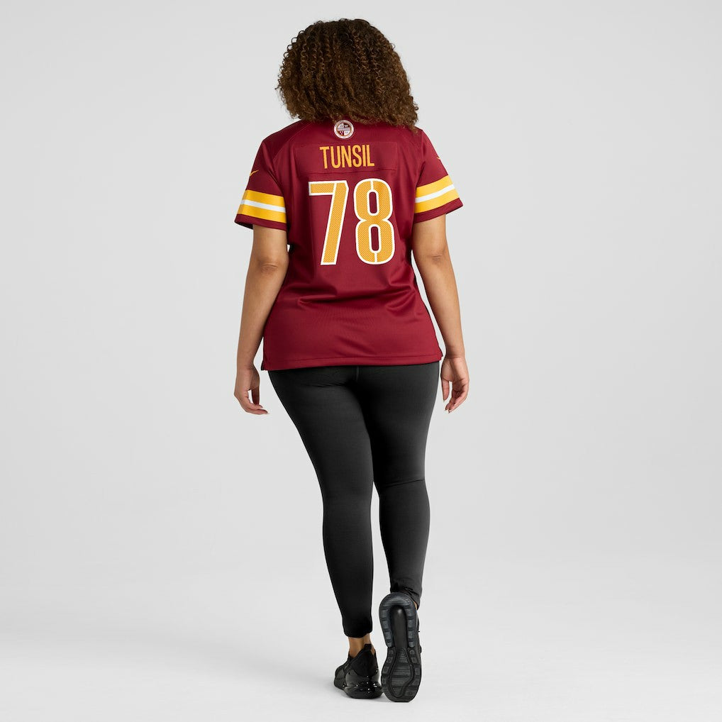 Laremy Tunsil Washington Commanders Women's Team Game Jersey - Burgundy sale