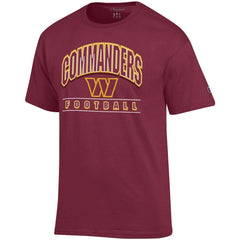 Washington Commanders Champion Football T-Shirt - Burgundy sale