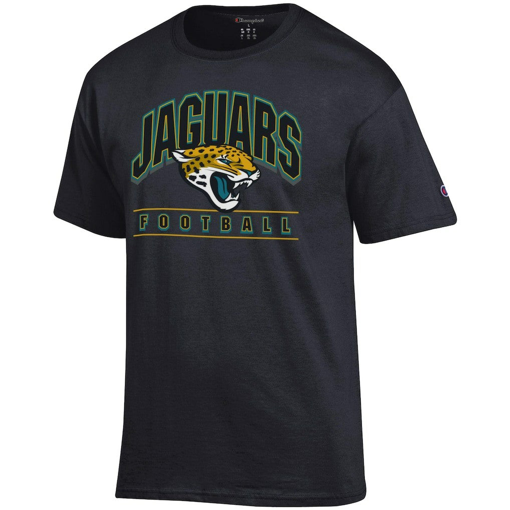 Jacksonville Jaguars Champion Football T-Shirt - Black on sale