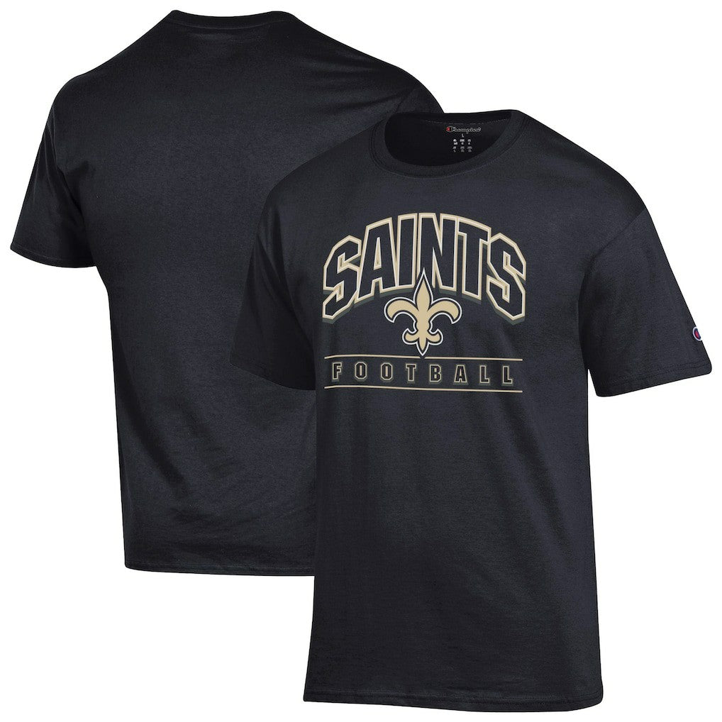 New Orleans Saints Champion Football T-Shirt - Black cheap